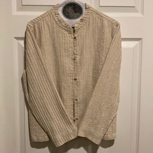 Orvis linen lightweight shirt jacket, Women small